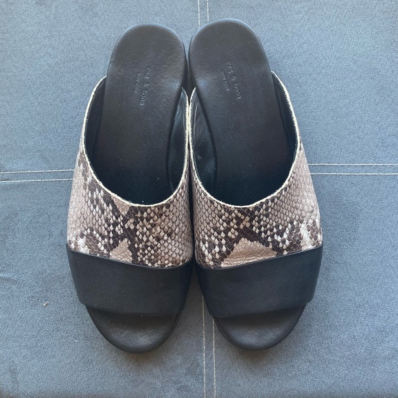 Rag & Bone Falk leather and python sandals size 39 - Picture 5 of 7